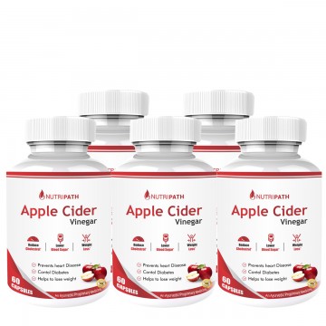 Nutripath Apple Cider Vinegar- 5 Bottle 